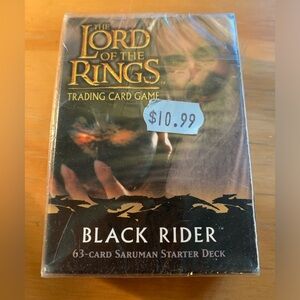 NIB LOTR TCG Black Rider Saruman Starter Deck 63-card Sealed